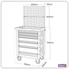 Premier™ Rollcab 6 Drawer