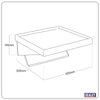 Premier™ Side Shelf & Roll Holder for AP24 Series Tool Chests