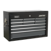 American PRO® Topchest 9 Drawer - Black/Grey