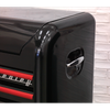 Premier™ Retro Style Topchest 4 Drawer - Black with Red Anodised Drawer Pulls