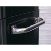 Premier™ Retro Style Rollcab 4 Drawer - Black with Red Anodised Drawer Pulls
