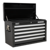 Superline PRO® Topchest 5 Drawer with 139pc Tool Kit - Black