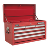 Superline PRO® Topchest 6 Drawer - Red