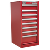 Superline PRO® Hang-On Chest 8 Drawer - Red