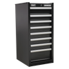 Superline PRO® Hang-On Chest 8 Drawer - Black