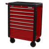 Superline PRO® Rollcab 7 Drawer - Red
