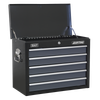 American PRO® Topchest 5 Drawer - Black/Grey