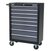 American PRO® Rollcab 8 Drawer - Black/Grey