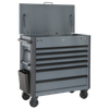 Tool Trolley 6 Drawer - Grey
