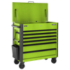 Tool Trolley 6 Drawer - Green
