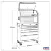 Superline PRO® Hutch Toolbox & Rollcab Combo 915mm 6 Drawer