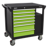 Premier™ Mobile Workstation with 7 Drawers & Cupboard 920mm