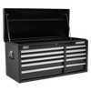 Superline PRO® Heavy-Duty Topchest 10 Drawer - Black