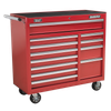 Superline PRO® Heavy-Duty Rollcab 12 Drawer - Red