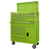 American PRO® Topchest & Rollcab Combination 15 Drawer - Green
