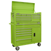 American PRO® Topchest & Rollcab Combination 15 Drawer - Green