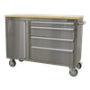 Mobile Stainless Steel Tool Cabinet 4 Drawer