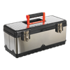 Stainless Steel Toolbox with Tote Tray 505mm