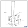 Heavy-Duty Tool Storage Bag on Wheels 450mm