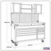 Superline PRO® Mobile Workstation 10 Drawer