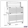 Superline PRO® Tool Chest Combination 23 Drawer - Black