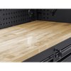 Superline PRO® Black Edition Mobile Trolley with Wooden Worktop 15 Drawer, Hutch, 2 Drawer Riser & Side Locker 1549mm
