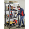 Heavy-Duty Racking Unit with 4 Mesh Shelves 640kg Capacity Per Level