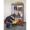 Heavy-Duty Racking Unit with 4 Mesh Shelves 640kg Capacity Per Level