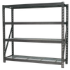 Heavy-Duty Racking Unit with 4 Mesh Shelves 640kg Capacity Per Level