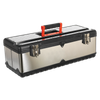 Stainless Steel Toolbox with Tote Tray 660mm
