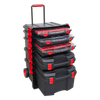 Professional Mobile Toolbox with 5 Removable Storage Cases