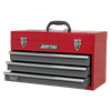 American PRO® Tool Chest 3 Drawer - Red/Grey