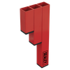 Magnetic Cable Tie Holder - Red