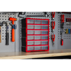 Cabinet Box 18 Drawer - Red/Black