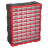 Cabinet Box 60 Drawer - Red/Black