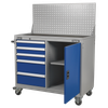 Premier Industrial™ Mobile Workstation with 5 Drawers & 1 Shelf