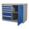 Premier Industrial™ Cabinet/Workstation with 5 Drawers & 1 Shelf
