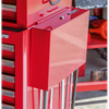 Side Cabinet for Long Handle Tools - Red