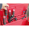 Side Cabinet for Long Handle Tools - Red
