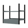 Modular Storage Base unit 2 Shelves 580mm