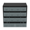 Modular Storage Mid Unit 16 Small Drawers 580mm