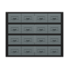 Modular Storage Mid Unit 16 Small Drawers 580mm
