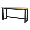 Premier™ Heavy-Duty Steel Adjustable Workbench with Wooden Worktop 1830mm