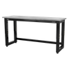 Premier™ Heavy-Duty Steel Adjustable Workbench with Stainless Steel Worktop 1830mm