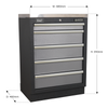Superline PRO® Modular Cabinet 5 Drawer 680mm