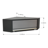 Superline PRO® Modular Corner Wall Cabinet 865mm