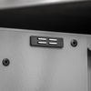 Superline PRO® Black Edition Storage System with Rubber Wood Worktop 3.24m