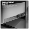 Superline PRO® Black Edition Storage System with Stainless Worktop 2.04m