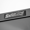 Superline PRO® Black Edition Storage System with Rubber Wood Worktop 2.04m