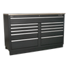 Premier™ Storage System with Hardwood Worktop 2.33m